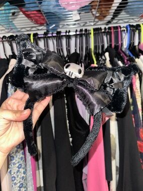 Sanrio kuromi Headband with Skull Bow